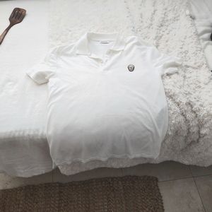 Alexander McQueen white polo shirt